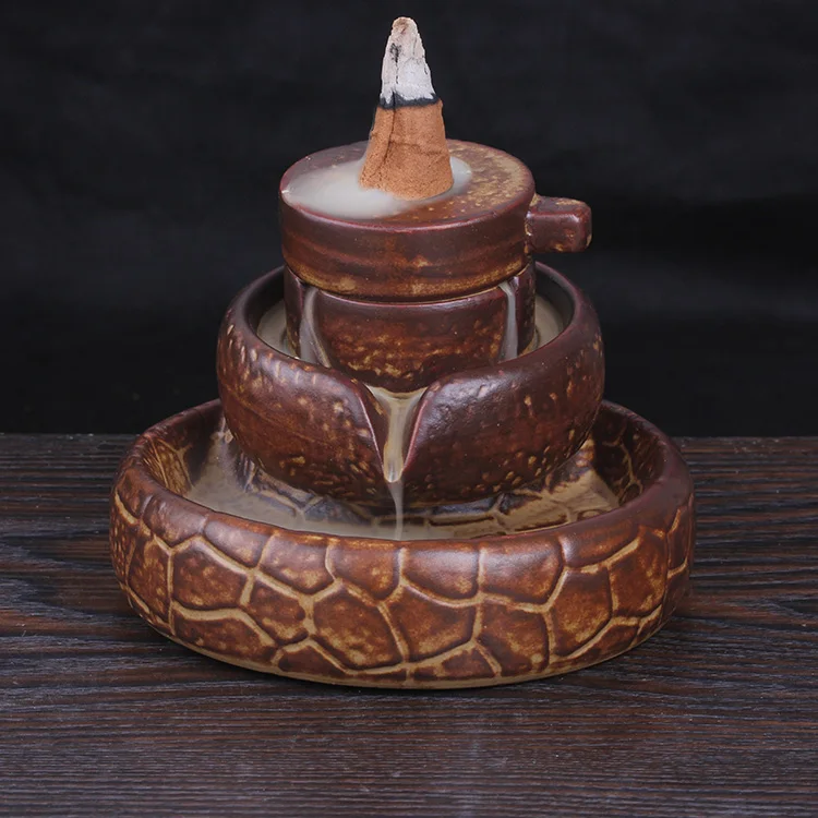 Buy Back go back in Tower incense censer and Aloes and sandalwood incense smoke
