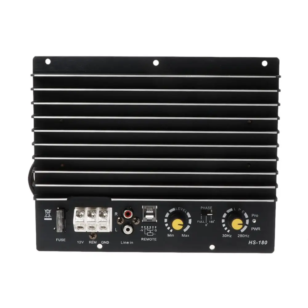 Placa de amplificador de Audio de coche HS-180 Módulo de circuito de Subwoofer de alta potencia Placa de amplificador de Audio de coche HS-180 Módulo de circuito de Subwoofer de alta potencia