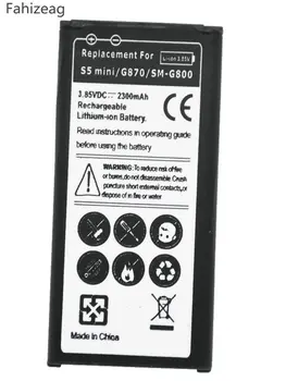 

fahizeag 2300mAh EB-BG800BBE 3.85VDC Replacement Battery For Samsung Galaxy SV Mini S5 mini G870 SM-G800F G800
