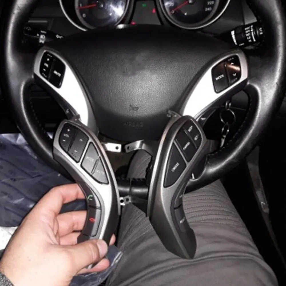 Рулевое колесо Bluetooth аудио и круиз контроль для hyundai/для Elantra 2012- Автомобильный руль