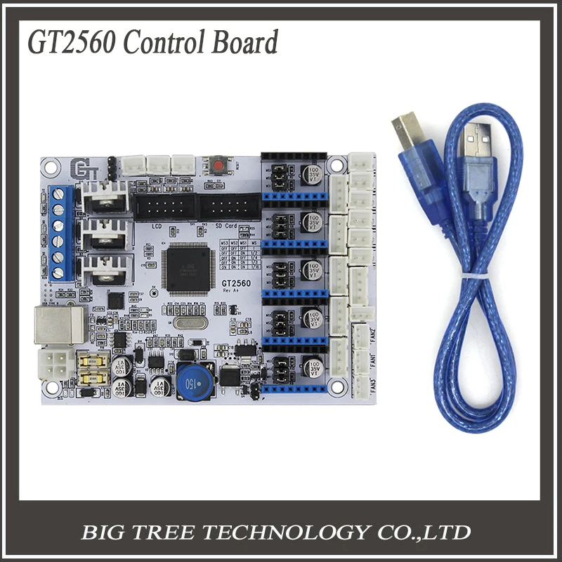 3D printer control board GT2560 Support Dual Extruder Power Than ATmega2560 Ultimaker 3 3D0233