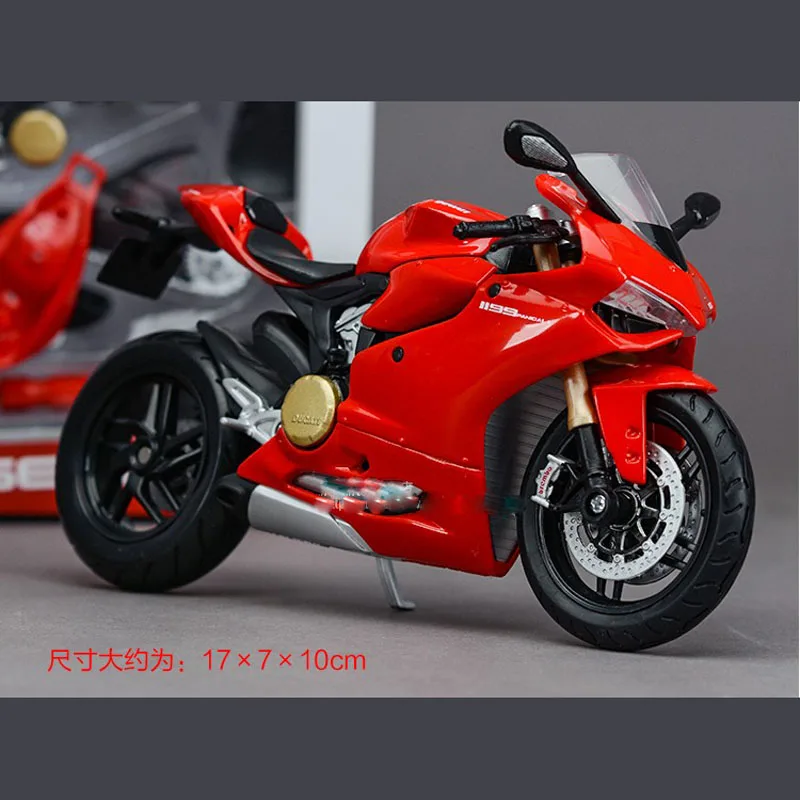 1199 Metal Kit Diecast Motorbike Model Maisto Assembly Toys 112 Scale