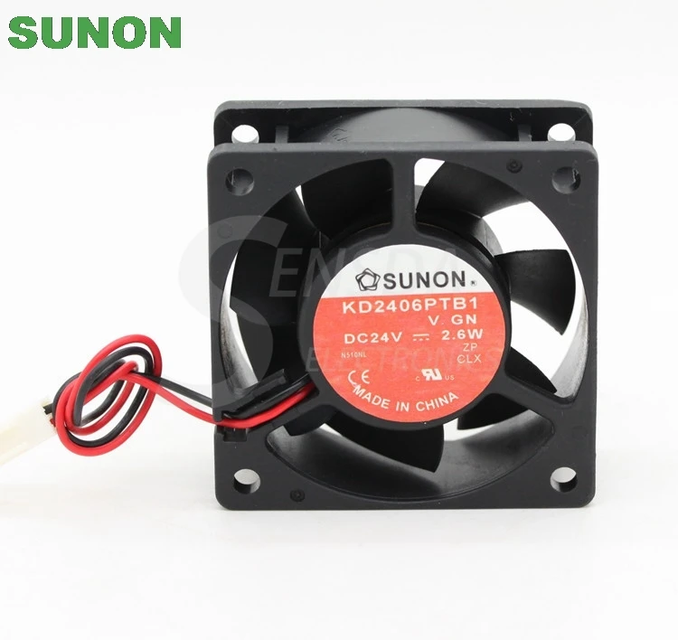 Оригинальный Инвертор для сервера привода Sunon KD2406PTB1 6025 6 см 60 мм постоянный ток 24 В