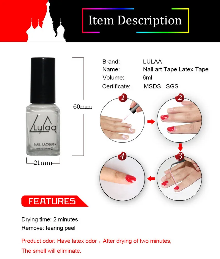 Peel Off Liquid nail Treatment Art Tape Latex Tape finger skin Protect Palisade Easy Clean Revitalizer Coat Care Treatment Nail Peel Off Liquid nail Treatment Art Tape Latex Tape finger skin Protect Palisade Easy Clean Revitalizer Coat Care Treatment Nail