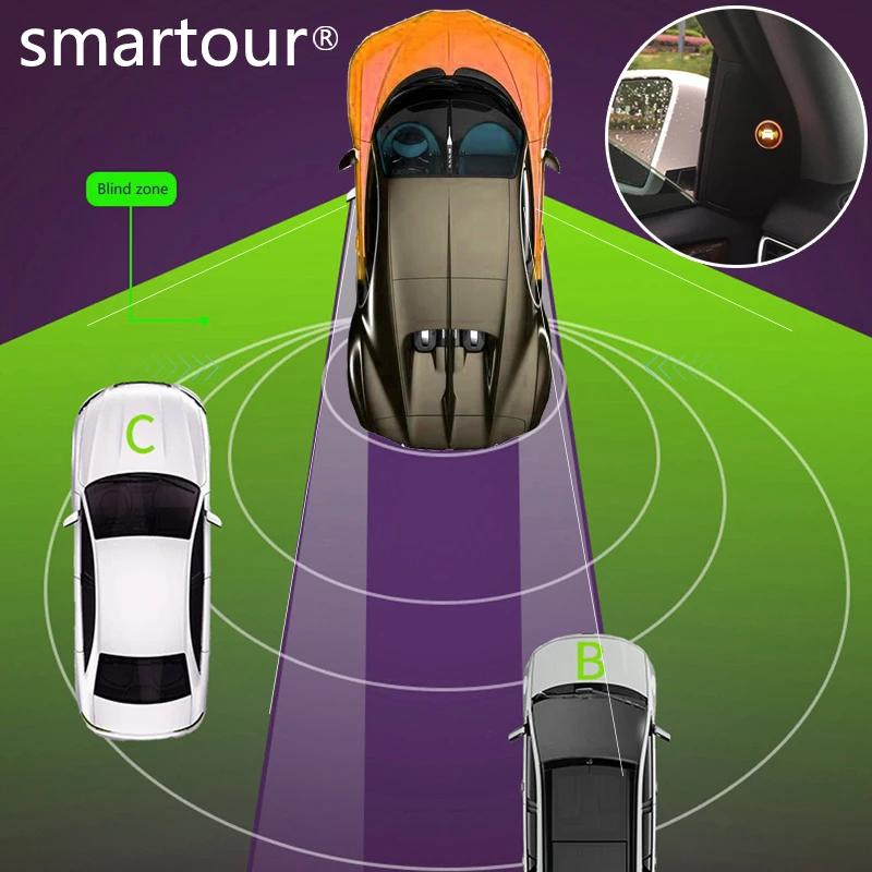 

Bsm / bsm / bsd / BLIS / BSA microwave car anti-collision device 24 GHz vehicle blind spot detection microwave radar