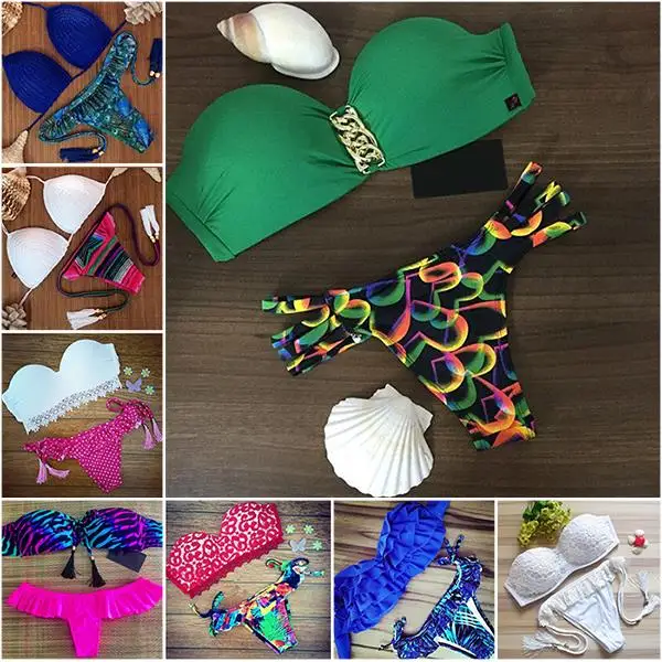 

Hot Swimwear Bandage Bikini Brazilian Bikini Set maillot 2016 Sexy Beach Swimwear Women Swimsuit Bathing Suit