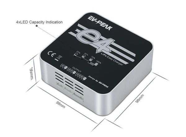 v de Entrada Ev-peak 4a 2-4 s Carregador Lipo e4 110-240 50 w 3 High Quality Brinquedos e hobbies