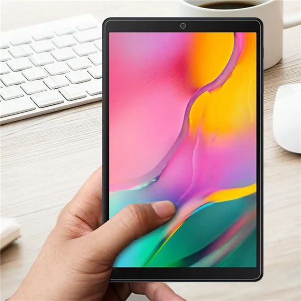 

2Pcs Tempered Glass Screen Protector Film for Samsung Galaxy Tab A 10.1 2019 T510 T515 SM-T510 Tablet + Screen Clean Tools