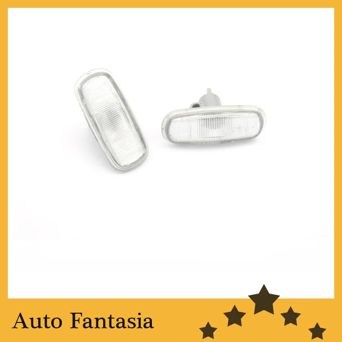 Indicatore Luminoso Laterale Euro Chiaro-Per Audi A3 8L A4 B5 A6 C5 Tt Mk1 Forma Ovale