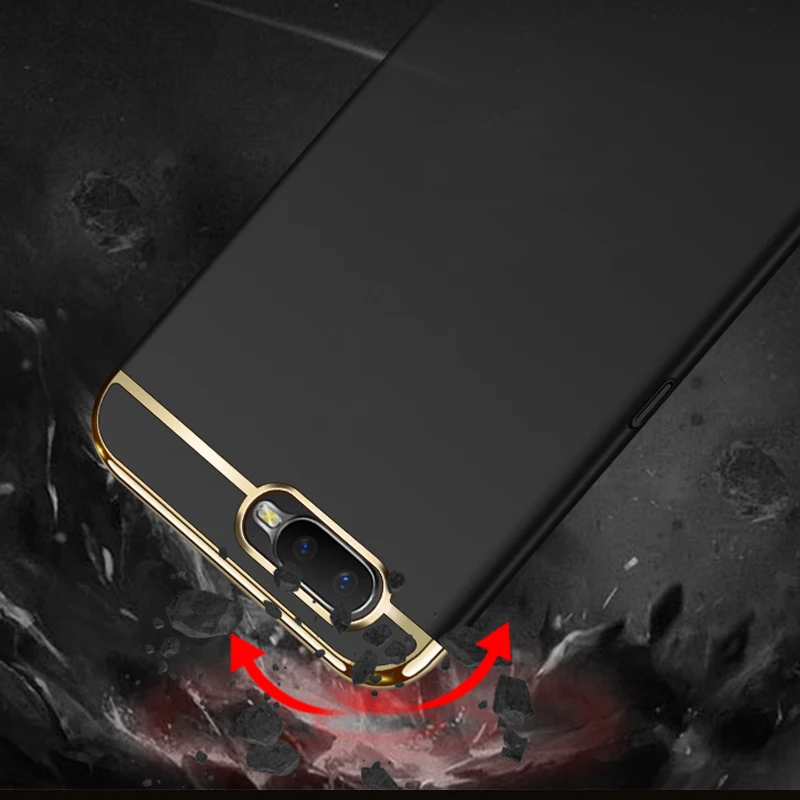 Чехол для OPPO R15X 3 в 1 защитный чехол всего тела жесткий Роскошный телефона чехлы