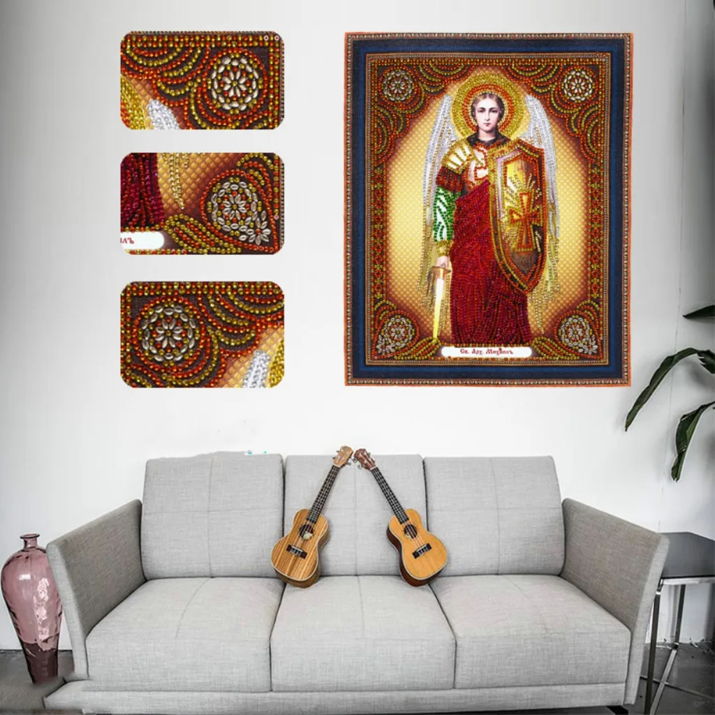 

Full 5d Diy Diamond Painting Cross Stitch Religion Icon Leaders Diamond Mosaic Religious Diamond Embroidery home decoration