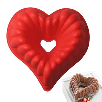 

100% Food Grade Silicone Love Heart 3D Cake Mold Amore Baking Pastry Molds Chocolate Cake decorating Tools Bakeware Pan