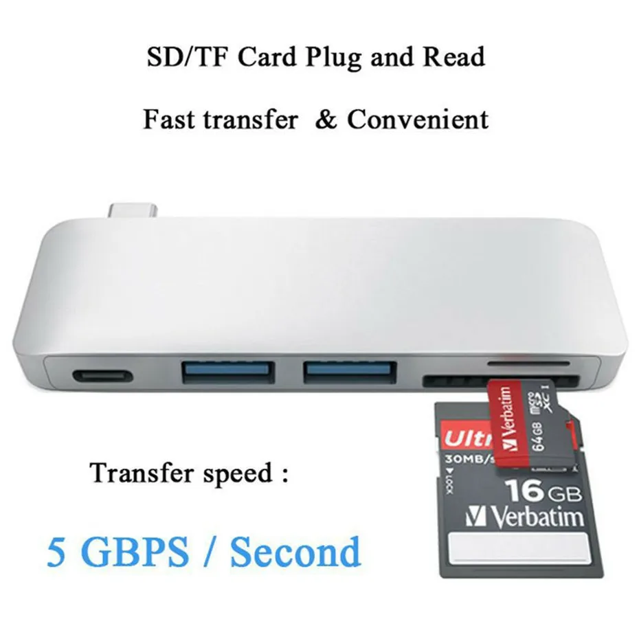 Basix USB 3.1Type C Hub with USB-C Power Delivery1