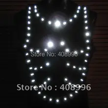 Светодиодный светоизлучающий жилет для производительности/сценического представления/светового жилета