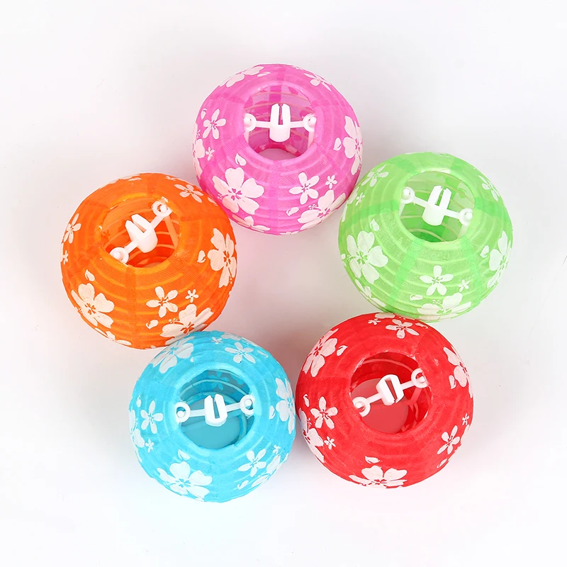 

Wedding Decoration 1PCS 3"(7.5CM)Chinese Fabric Printing Lantern Wedding Party Decoration Cherry Blossom Portable Lanterns