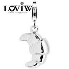 Женский стиль круассан Шарм Подвеска цепь вечерние серебряные ювелирные изделия подходят новое ожерелье браслет дамы мужчины