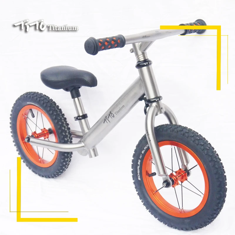 Cheap TiTo Titanium Balance Bike Learn To Walk Get balance sense No Foot Pedal Riding Toys for Kids Baby 0