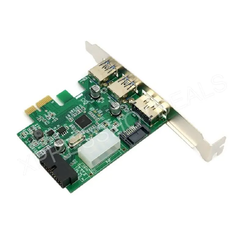 PCI Express PCI-E USB 3,0+ адаптер eSATA 3,0