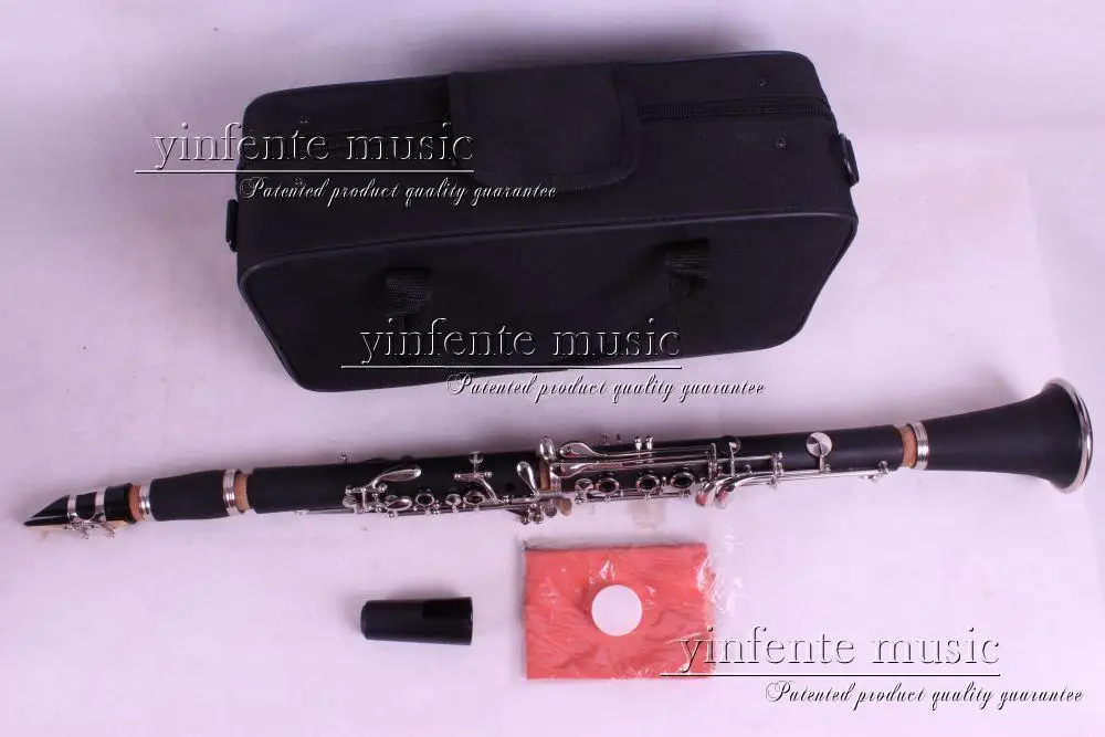 

Новый кларнет дерево Bb 12 клавиш 17 клавиш хороший звук никелированный 06 #