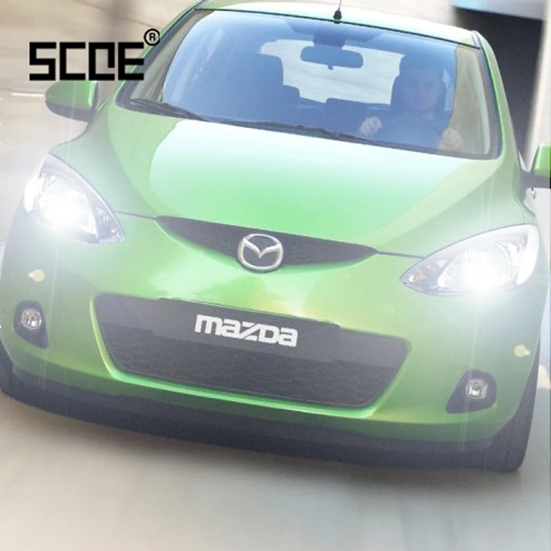 Для Mazda BT-50 Mazda 2 MPV MX-5 Premacy Tribute SCOE 2 шт. авто дальнего света Супер галогенная лампа для автомобиля Стайлинг теплый белый