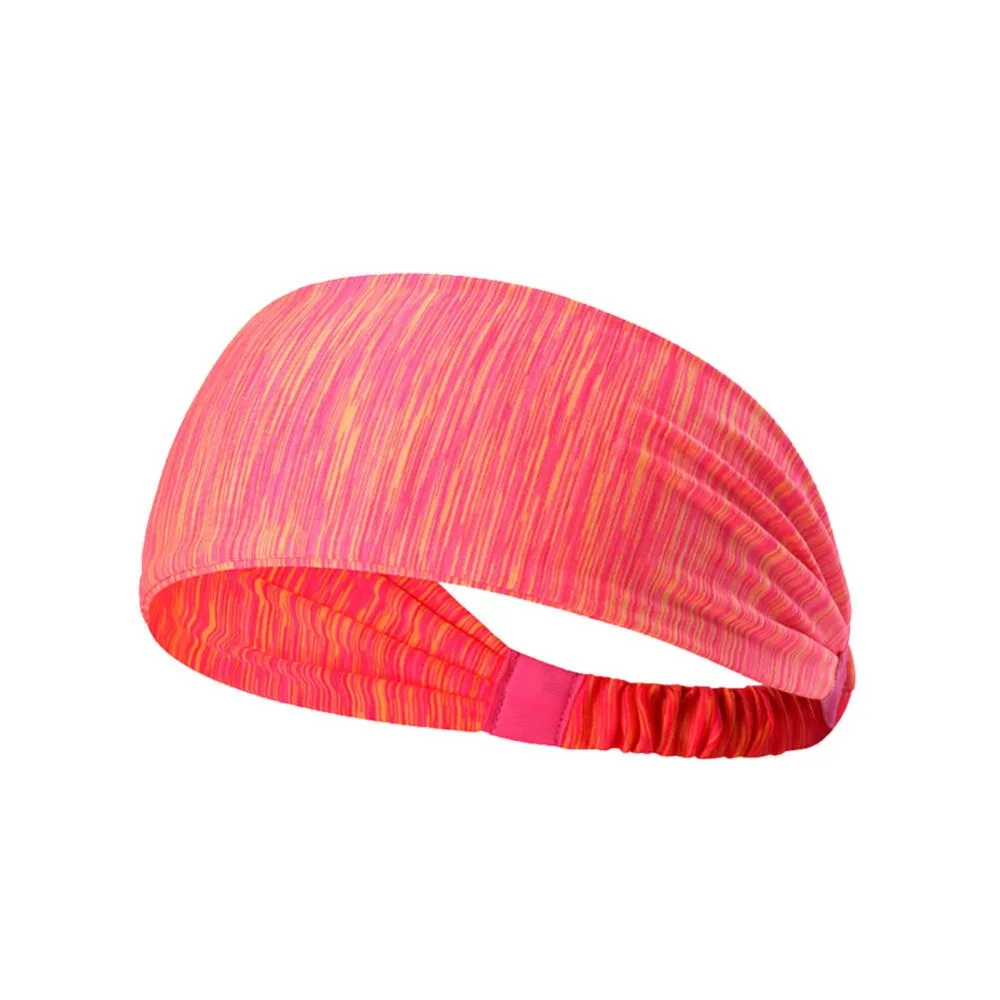Sport Elastic Headband Sweatband Yoga Gym Stretch Hairband Turban