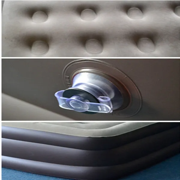 20 шт./лот надувной матрас кровать ПВХ надувные матрасы надувная кровать с Флокированной поверхностью для одного человека