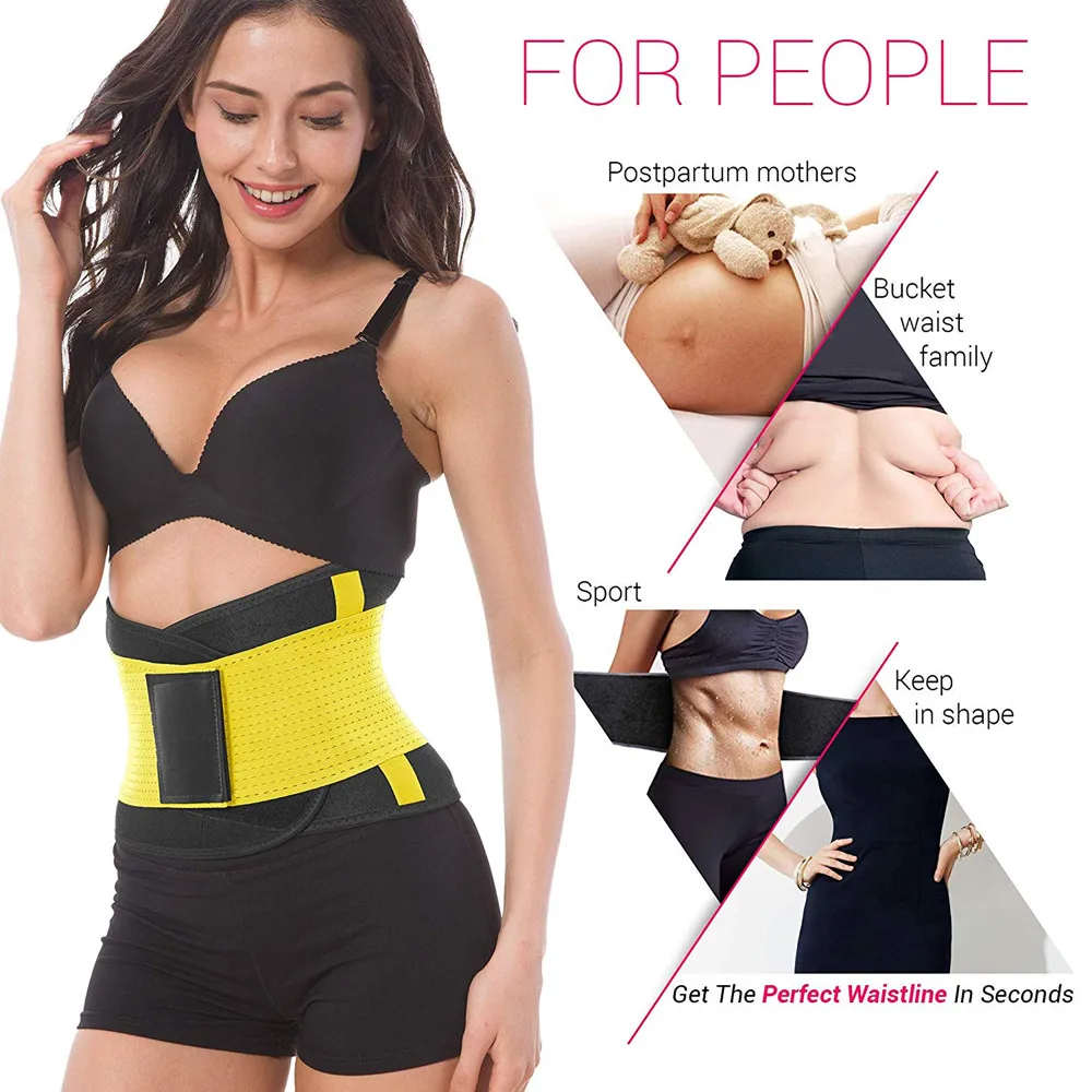 

Lumbar Brace Support Belt Waist Trainer Trimmer Corset Girdle Belt Elastic Shaper Slim Belt Lower Back Pain Relief Unisex