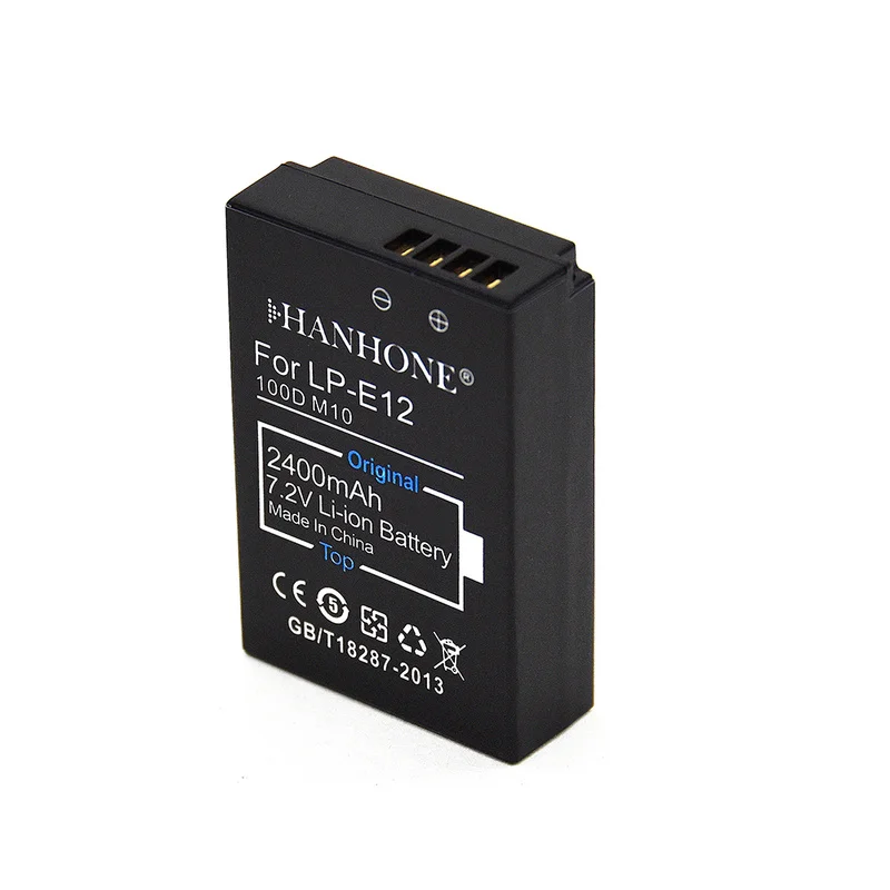 2400mah Lp E12 Lpe12 Lp E12 Camera Battery For Canon Eos 100d Kiss X7 Rebel Sl1 Eos M10 Dslr Digital Battery Digital Batteries Aliexpress