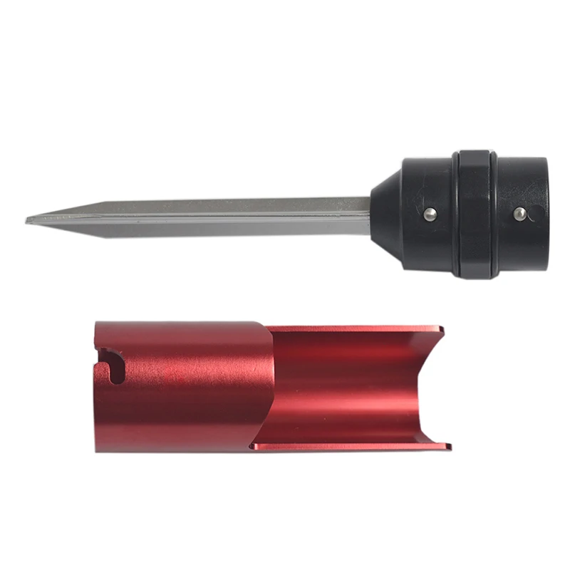 

1 PCS Portable Fishing Pole / Rod Holder Tripod Supporter Aluminum Alloy Bank Rack Multiple Function Worm Digger Fishing Tool