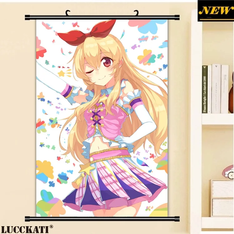 40X60 см Aikatsu! Aikatsu звезды идол деятельности hikami loli аниме мультфильм прокрутки