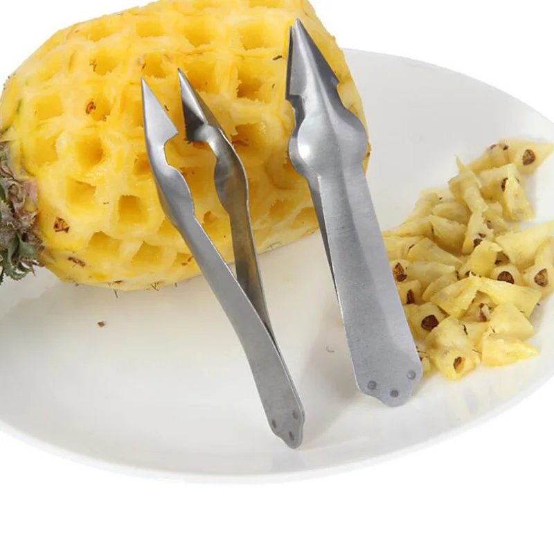 Нож для чистки ананаса, кухонные аксессуары из нержавеющей стали, Креативные кухонные принадлежности для резки фруктов, овощерезка для овощей - Цвет: Pineapple knife