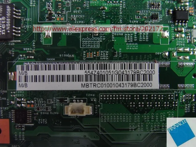 Placa-mãe mbtrc01001 para acer viagem 5730 5730g homa mb
