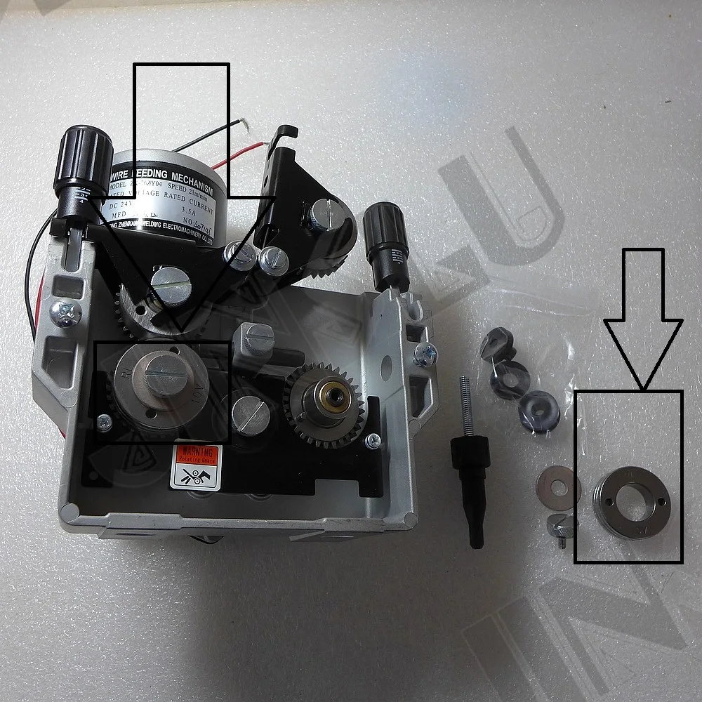 Только 2 шт. ролик V паз для 76ZY-04 механизм подачи проволоки для полуавтомата MIG мотор подающий аппарат MIG MAG сварочный аппарат SALE1
