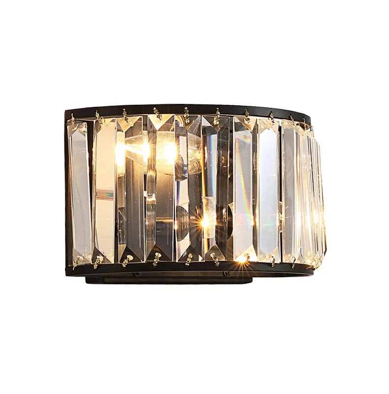 Кристалл Wandlamp Светодиодная лампа для спальни настенные светильники подсветка для зеркала в ванной комнате рядом с лестницы Настенные Бра