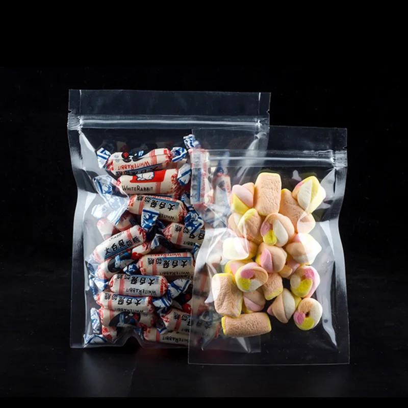 Мешки для термосварки PET Zip Lock Пластиковая упаковка Прозрачный пакет Ziplock