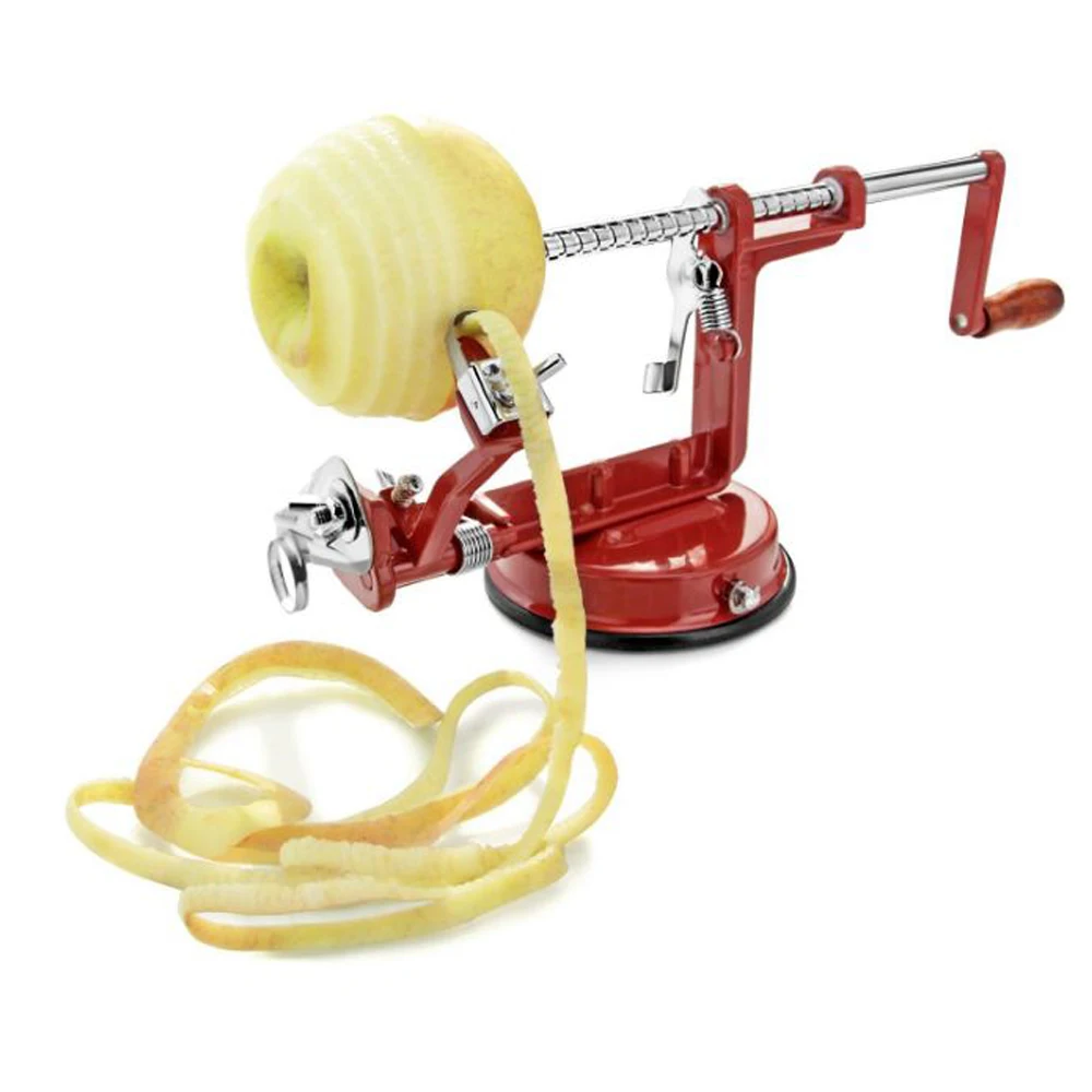 

Upgrade 3 in 1 apple peeler corer Stainless Steel Potato Apple Slicer Fruit Machine Potato Spiral Cutter Kitchen Gadgets