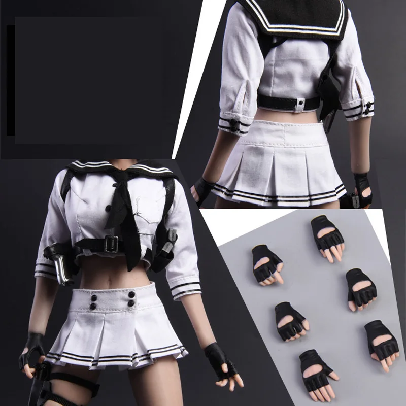 1/6 весы студенческий агент униформа для 12 дюймов Phicen S12D Tbleague Verycool модель тела