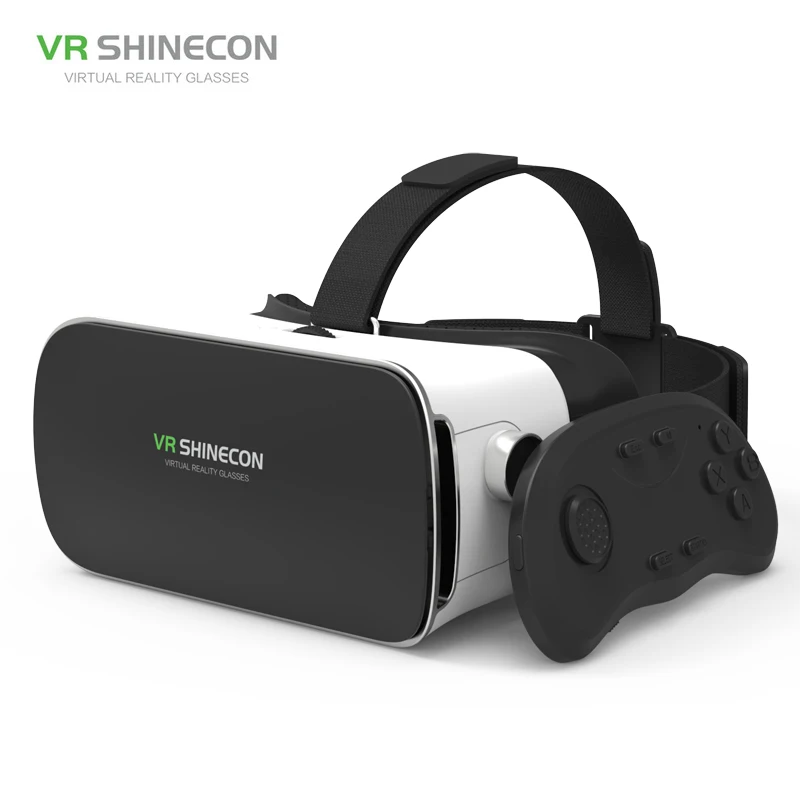 Shinecon VR очки Виртуальная реальность шлем 3D игры видео кино с беспроводной