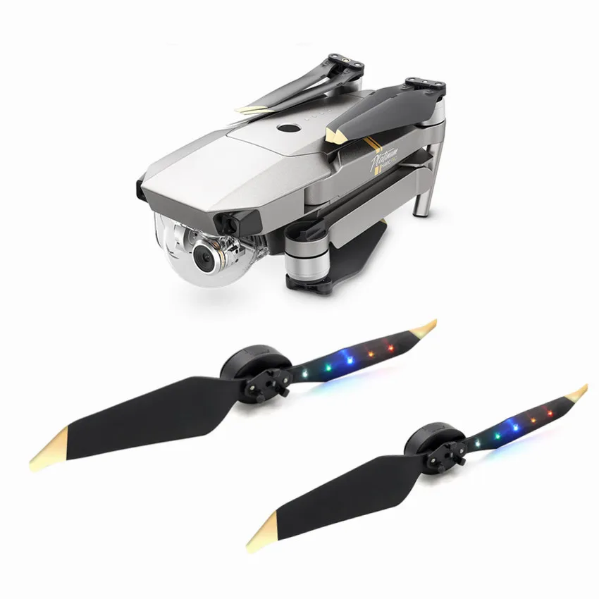 DJI Mavic pro Platinum LED Flash propeller 8331 Low noise Quick Release