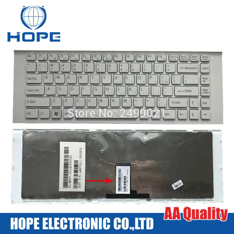 Новинка для Sony VPCEG-211T EG-111T EK PCG-61911T 61912T 61A11T Клавиатура ноутбука белого цвета |
