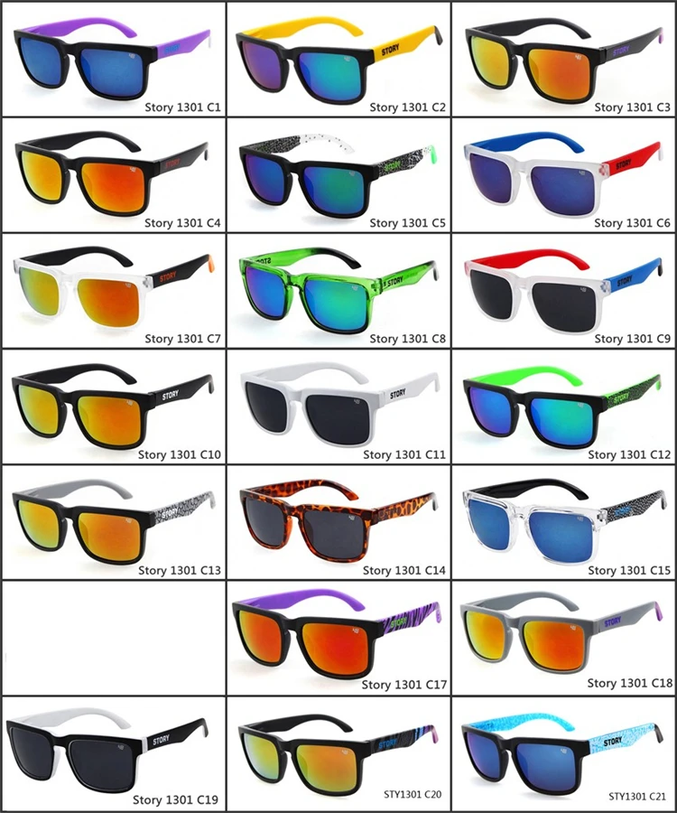 UV Aviator SPORT  Sunglasses Men's Vintage Male Colorful Sun Glasses For Men Fashion Brand Luxury Mirror Shades Oculos (31)