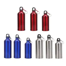 Water Bottle 400ml 500ml 600ml outdoor exercise plastic Bike Sports Water Bottles drinking aluminum material easy to carry