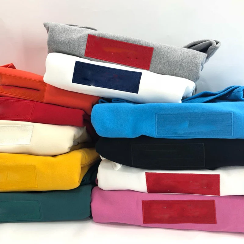 

Classic Embroidery box logo crewneck Sweatshirts Men Women oversize Hip Hop Streetwear Male Cotton Clothes Harajuku hoodie