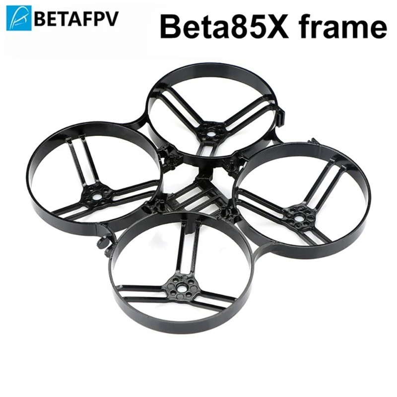 

BETAFPV Beta85X Frame 85mm Micro Whoop Frame for 1105-6000KV motor 4S 450mah battery F4 2S Brushless FC black white frame