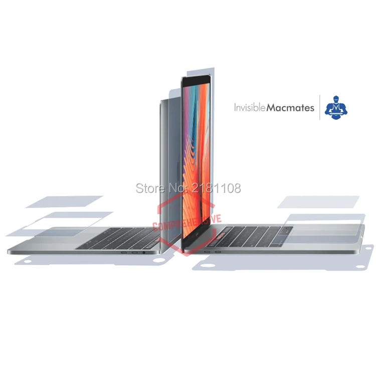 4 in 1 Full Body Protection Invisible SHIELD Vinyl Decal Skin Sticker Case for Macbook Pro 13 15 inch with/out Touch Bar 4 in 1 Full Body Protection Invisible SHIELD Vinyl Decal Skin Sticker Case for Macbook Pro 13 15 inch with/out Touch Bar
