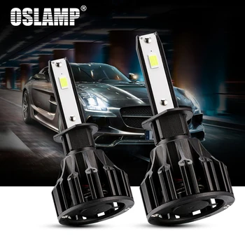 

Oslamp T5 H1 LED Headlight Bulbs H1 Led Headlamp Bulbs 3pcs COB chips Auto Headlamp Led light DC12v 24v For Civic
