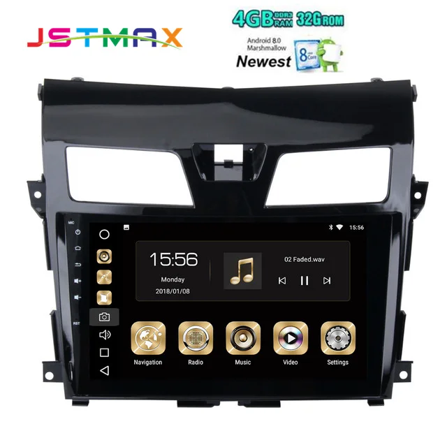 10 2 &quotAndroid 8 0 автомобиль gps радио плеер для Nissan Teana Altima 2013 2014 2015 с Octa Core 4 Гб + 32 Авто