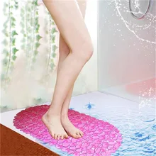 Коврики для ванной присоска овальная галька коврик для ног массаж ног Нескользящие коврики для ванной Tapis De Bain пена для душа с памятью формы коврик
