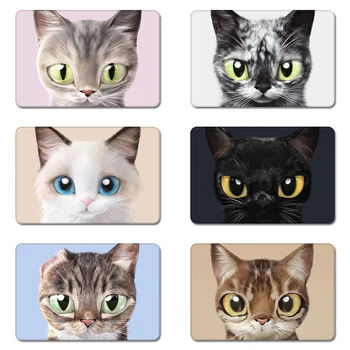 

Cartoon Ragdoll Cat Black Kitty Cool Designs Nature Rubber Table Mouse Pad Laptop Computer Enclosure Mousepad Mat