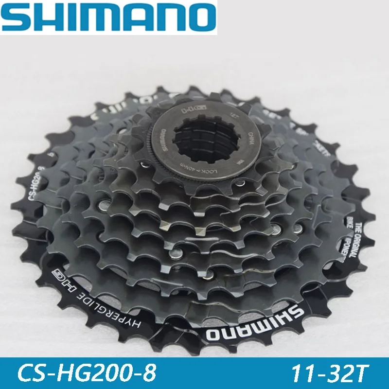SHIMANO CS-HG20-8 الدراجة الجبلية MTB دراجة 8 S كاسيت Freewheel 8 سرعات حذافة 11-32 T الأسنان Crankset دراجة أجزاء 8 s/24 s